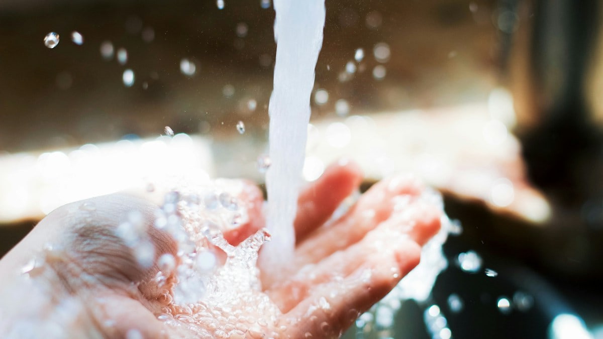 Washing hands
